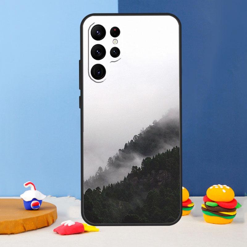 Forest Cloud Pattern Phone Case For Samsung Galaxy S24 Ultra S9 S10 S20 FE S22 S21 S23 Plus S25 Ultra Cover Coque