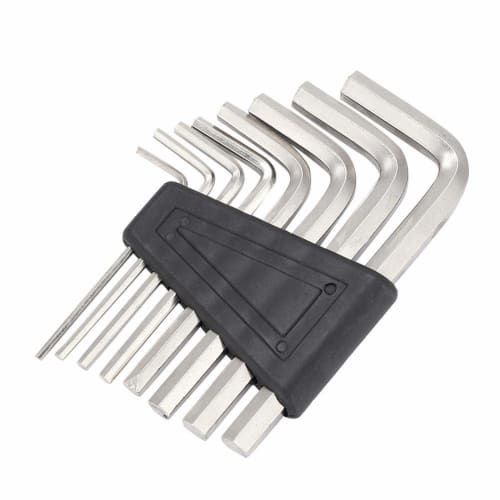 8-Piece Allen Wrench and Hex Wrench Set, 8 Diameters from 1.5 To 6.0mm, Made of Metal, Wear-Resistant, Ideal for Guitars, Acoustic Guitars, Electric G