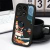 Happy Astronaut Phone Case For Xiaomi 15T 14T 13T Pro 17 15 14 13 12 Lite Ultra Pro Max 5G Staircase Soft Cover