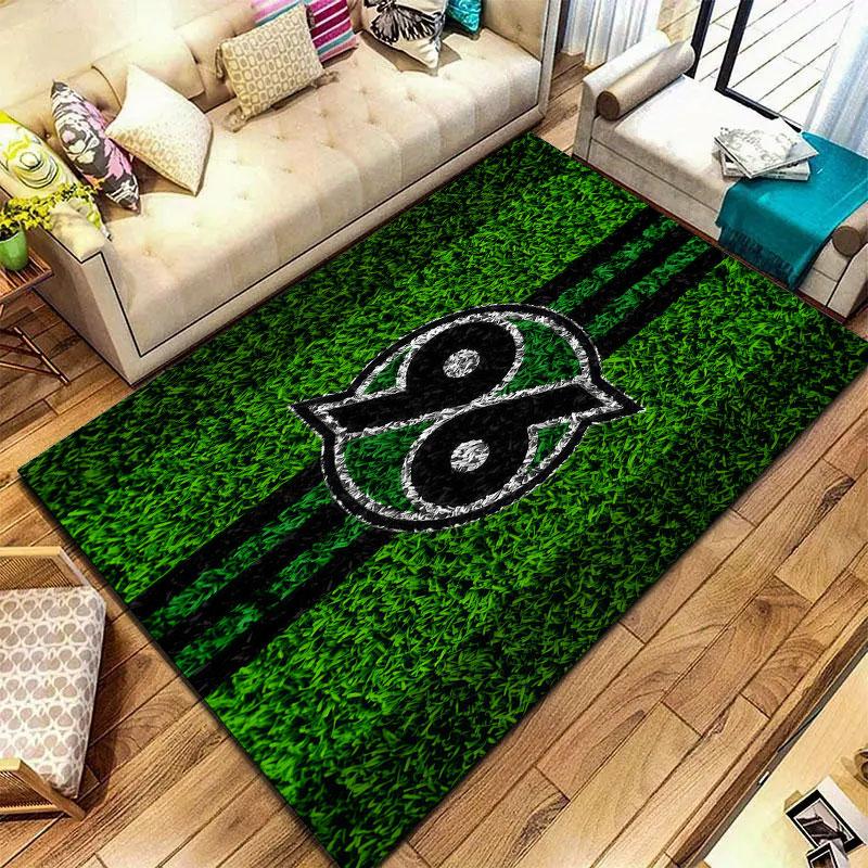Hannover 96 Teppich für Wohnzimmer Schlafzimmer Zuhause Sofadekoration, Kinder Spiel rutschfeste Bodenmatte