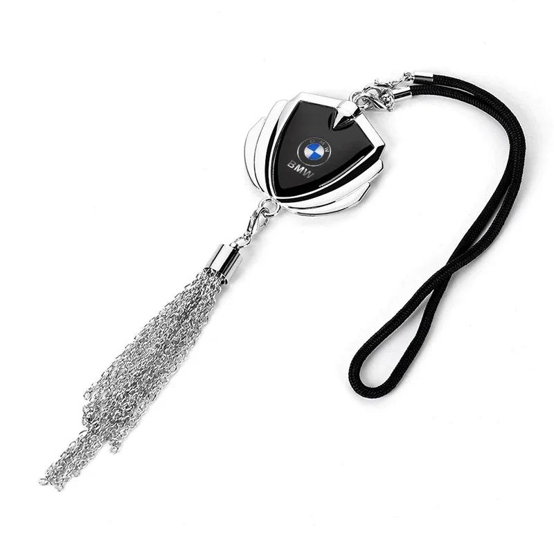 

Car Pendant Metal Badge Rearview Mirror Hanging Ornament Decoration for BMW E46 E85 E60 F10 E39 F30 E36 F20 E87 E90 E70 X3 X5