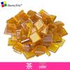 260 Stück 1 cm Transparente Eisjade Mosaik Glasperlen für DIY Kerzenhalter Basteln