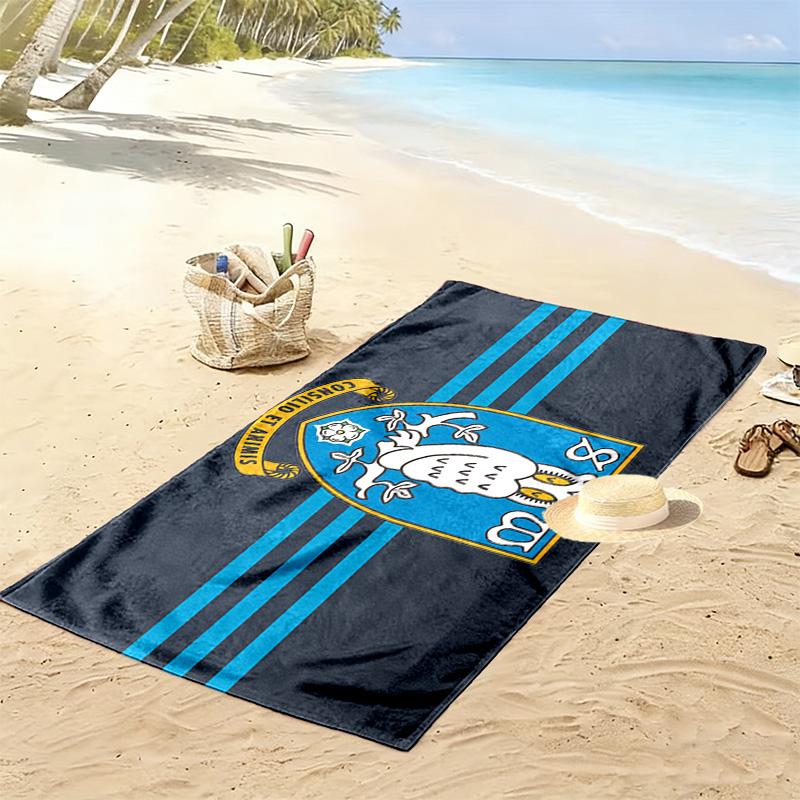 Sheffield Wednesday Print Beach Towel, Large Soft Quick Dry Towel for Beach Camping Swimming