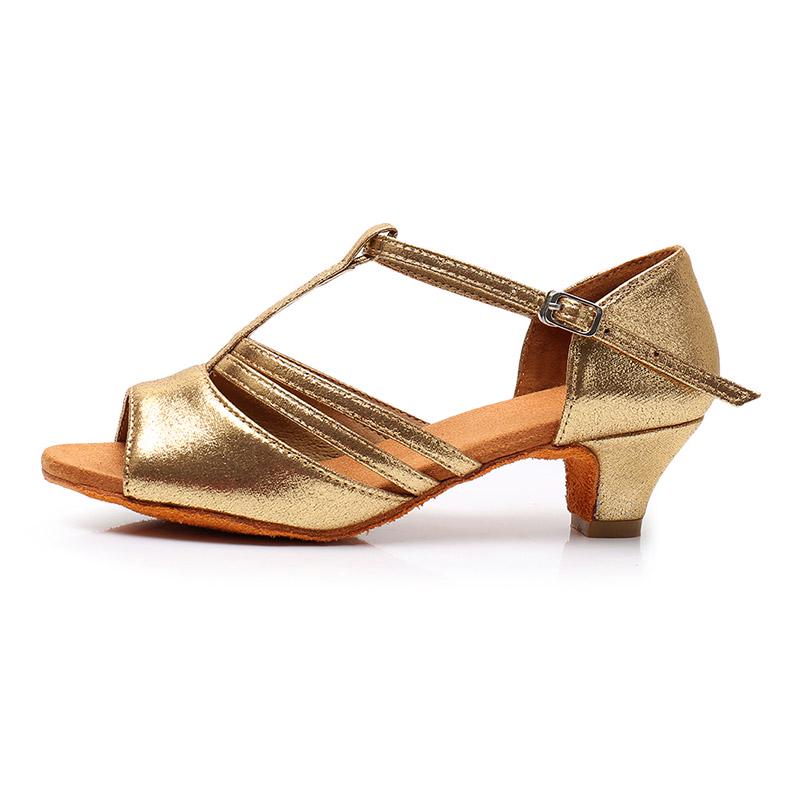 Girls Low Heeled Latin Dance Practice Shoes Women Ladies Ballroom Salsa Tango Dancing Shoes
