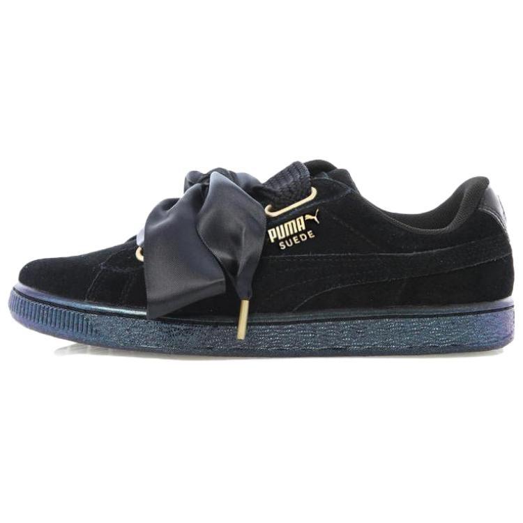 Puma Wildleder Herz Satinschwarz 362714-03