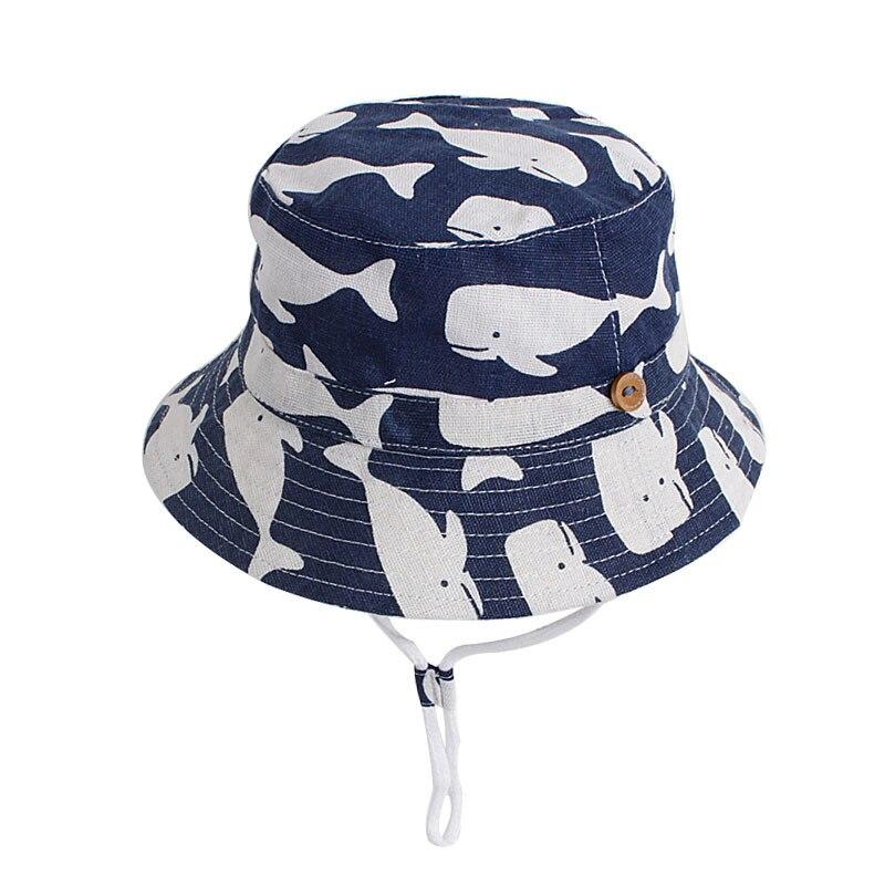 Buy Whale Pattern Baby Sun Hat UPF 50+ 