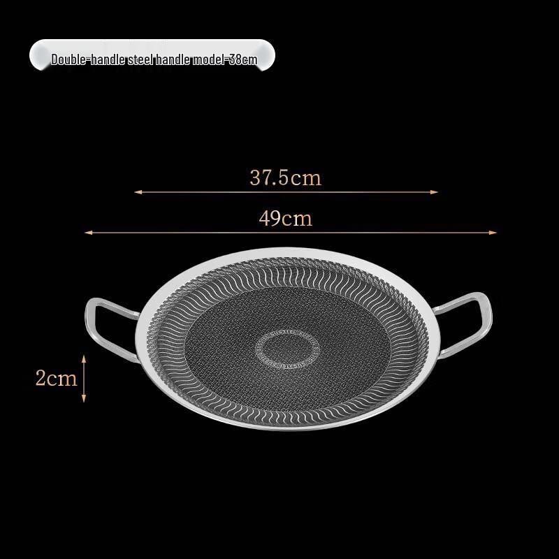 Mingjiang Chufang Stainless Steel Non-stick Round Roasting Pan 38cm