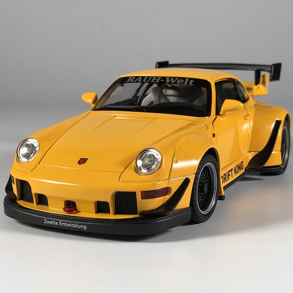 AABKQ1 1:22 Porsche RWB 993 Targa 911 Supercar Alloy Metal Diecast Model Car Home Decoration & Collectibles Hobby Display Ornaments Toy