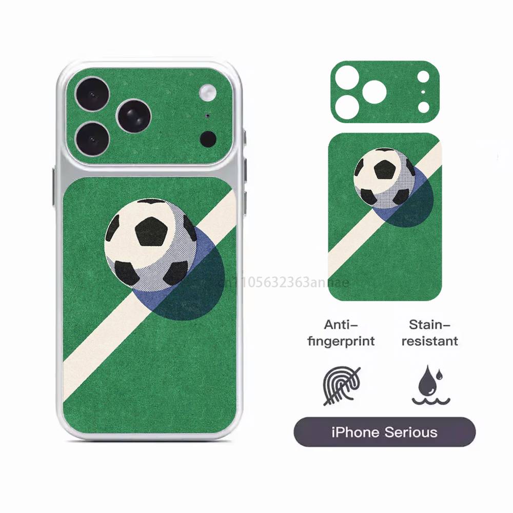 Feuer Fußball Fußball Ball HD/Matt Vollabdeckung Folien Für iPhone 17 Pro Max 17 Pro