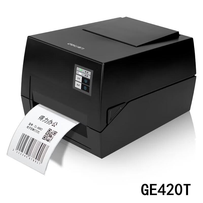 Deli GE420T Thermal Transfer Barcode Label Printer CN plug (adapter included)