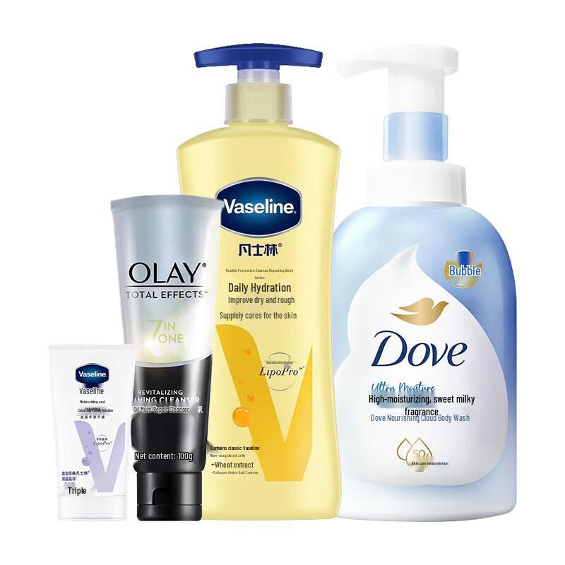 

Vaseline & Dove Daily Essentials Skincare Set