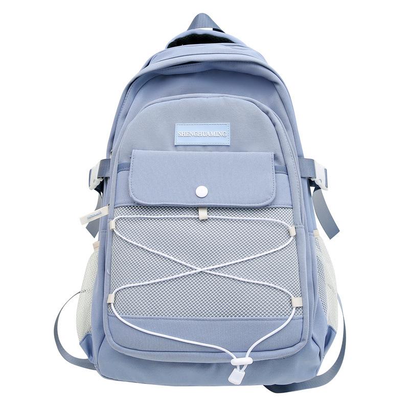 Студенческий школьный рюкзак с перекрестной веревкой — фото 12