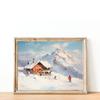The Four Seasons Vintage Rural Scenery Posters and Prints Canvas Printing Wall Art Picture for Living Room Home Decoration