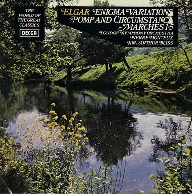 LP Record SIR EDWARD ELGAR / LONDON SYMPHONY  - Enigma Variations Pomp And Circumst SPA536 Decca 1979 UK Classical Used