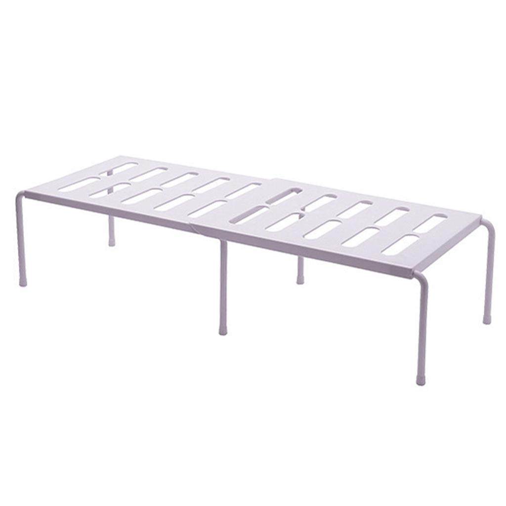 Retractable Kitchen Shelf Multifunctional Expandable Stackable Sliding Rack Space Saving Home Cabinets Tableware Organizer Rack