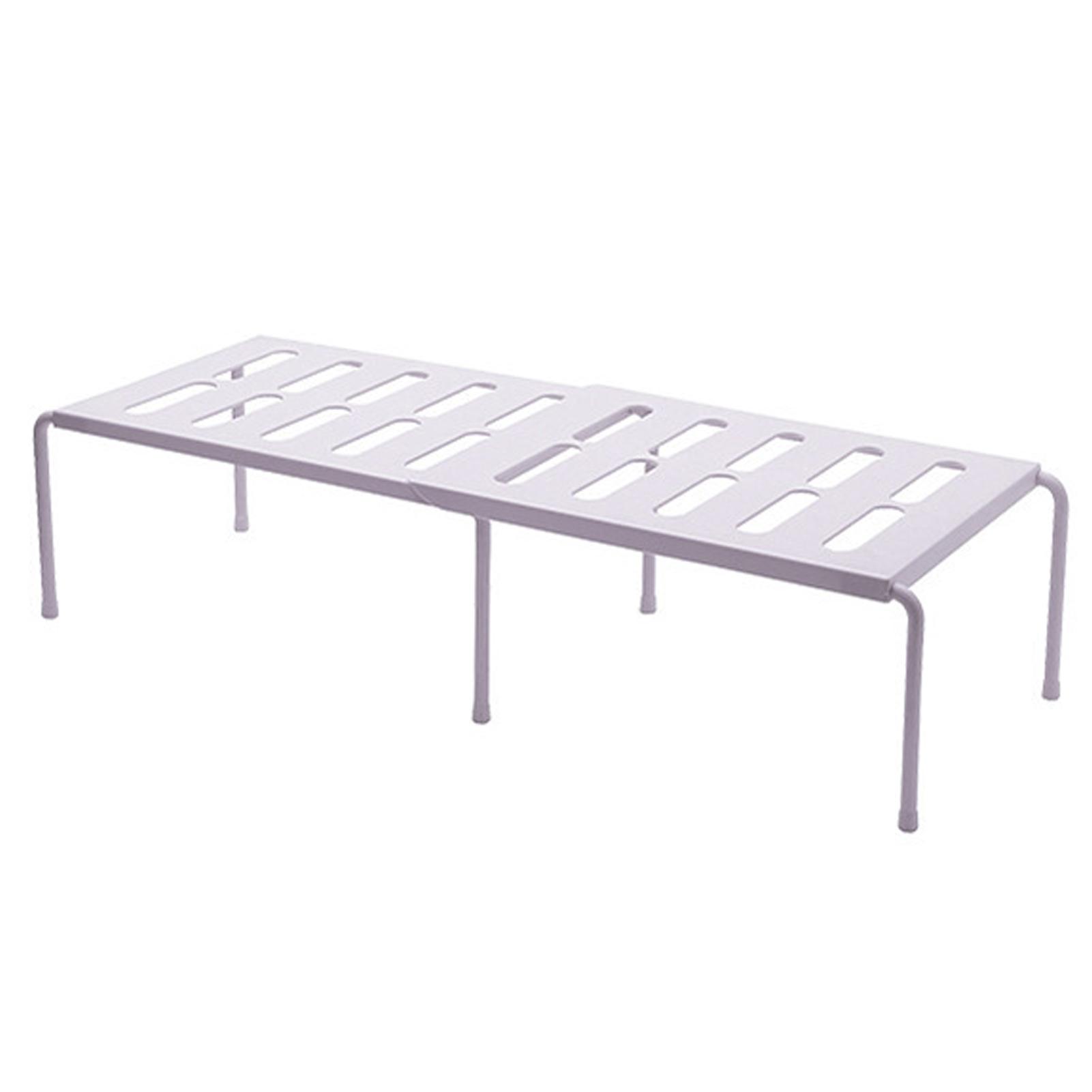 

Висувна кухонна полиця Багатофункціональна розсувна стійка, що розширюється, що заощаджує простір Домашні шафи Стійка-органайзер для посуду фіолетовий