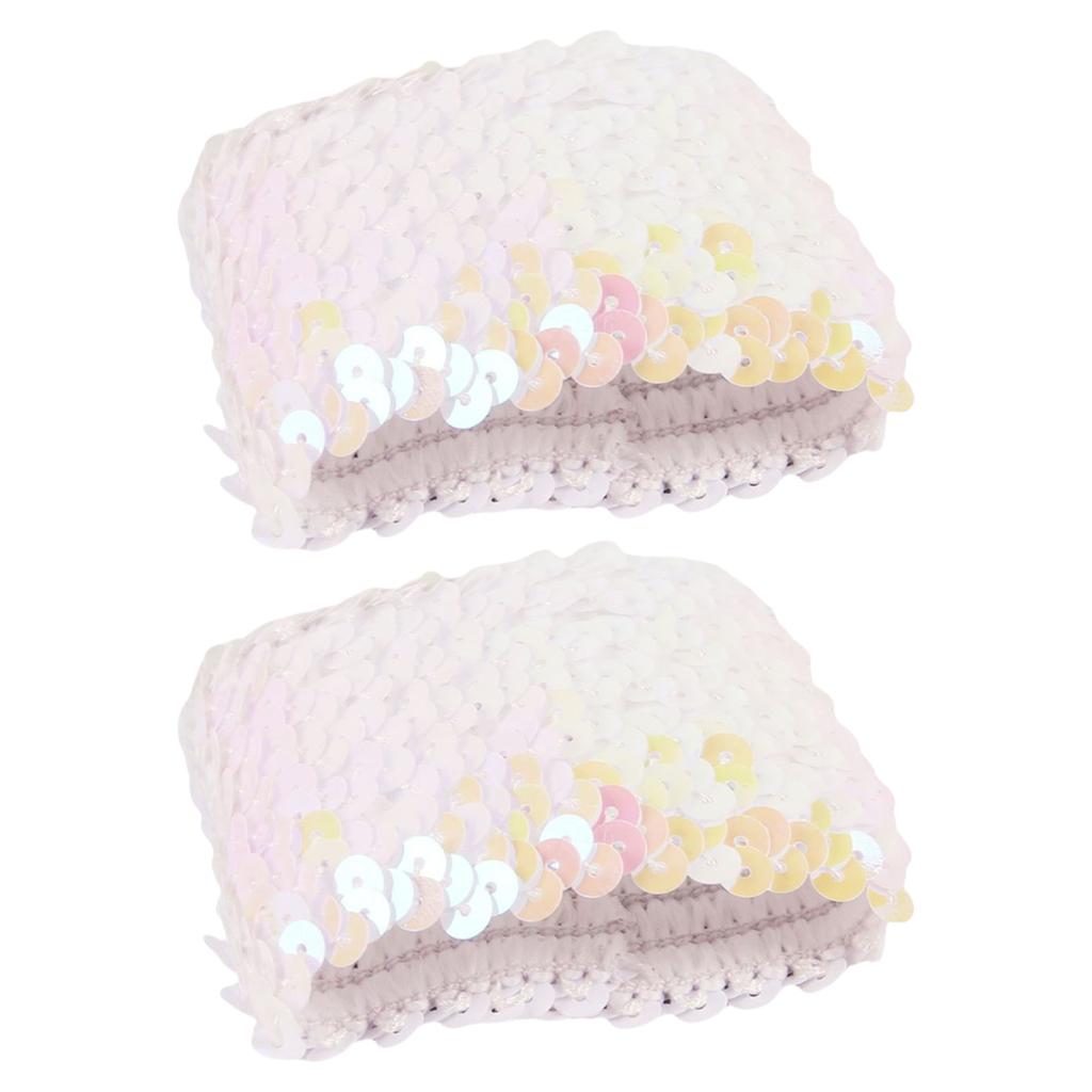 Fashion Sparkling Sequins Cuffs Elastic Arm Sleeves for Women and Girls Various Party Costume Decorative Oversleeves