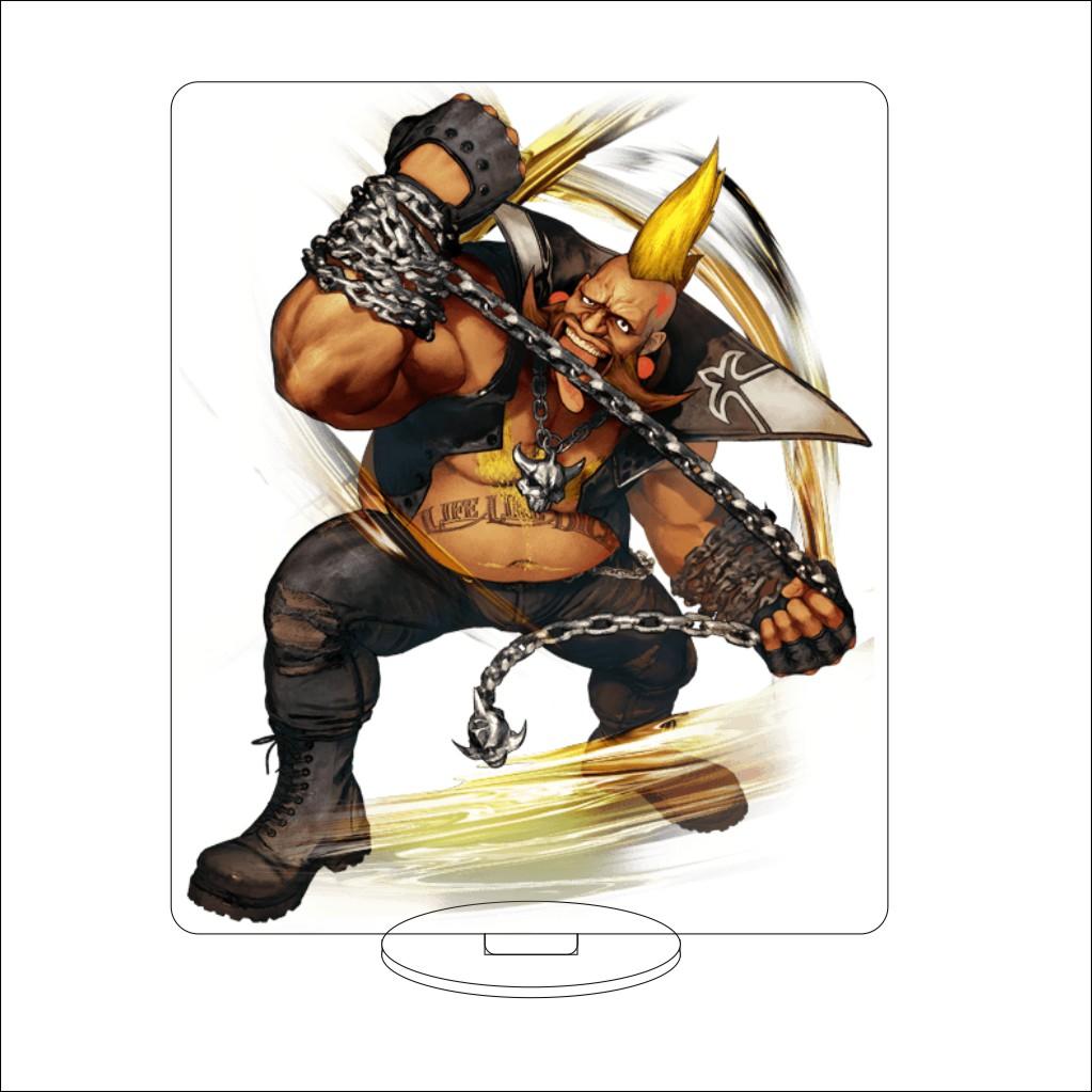 16CM Anime Sutorīto Faitā Figure Stand Model BLANKA/ZANGIEF/DHAISIM/Cammy White Cute Desk Decor Standing Sign Gifts