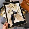 Luxury Satin Imitation Print Silk Scarf Square Women Neck Scarves Wrap Headkerchief Beach Hair Band Women's Bandana