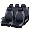Funda de Asiento Automotriz Transfronteriza, Patrón Diamante Acolchado, Cuero PU, Cuero Sintético, Estilo Euroamericano