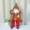 Seasonal Santa Decor Battery Operated Dancing Santa Claus Toy Singing Plush Father Christmas Doll Desktop Decoration Party