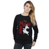 Disney Womens/Ladies Mulan Movie Warrior Silhouette Sweatshirt