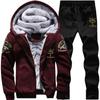Men 'S Tracksuit Winter Suit Warm Velvet Sweatshirt Brand Clothing Men Set Two -Piece Set