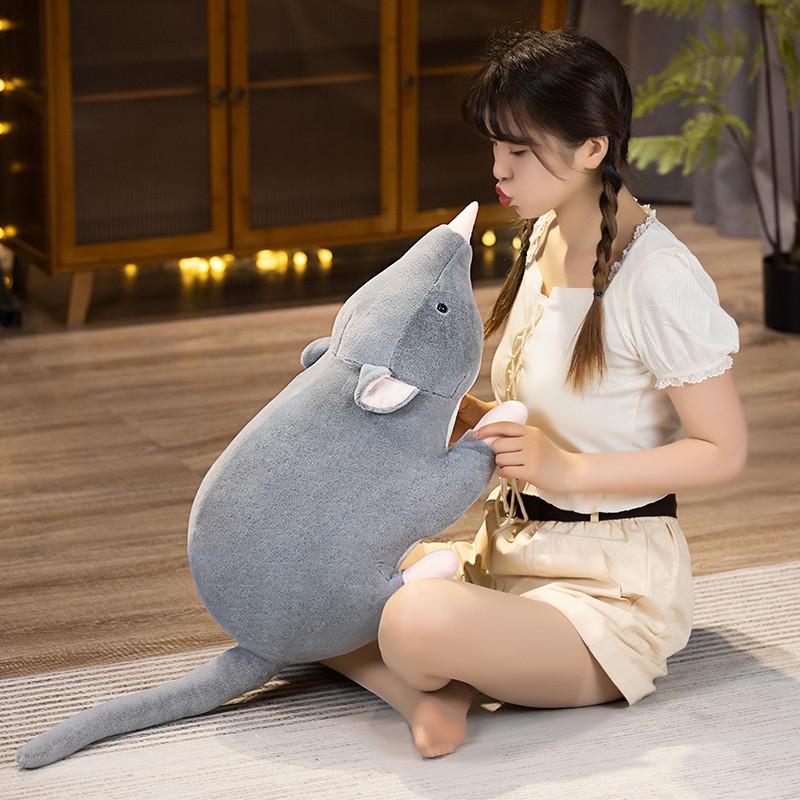 Plush Grey Simulate Toy Cartoon Halloween Prank Children Holiday Gift Dolls