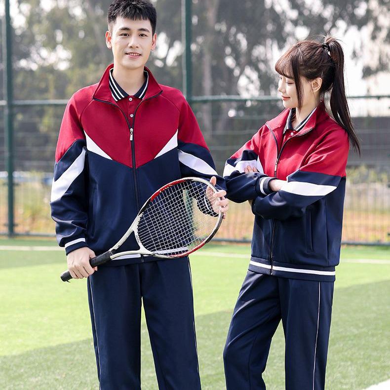 Children's Spring & Autumn School Uniforms: Long-Sleeved Sets & Sports Meet Attire for Kindergarten To Secondary School