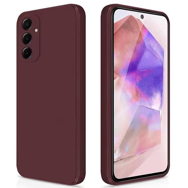 Funda For Samsung A55 5G Case For Samsung Galaxy A55 A54  A 55 5G Cover Funda TPU Cases Shockproof Liquid Silicone Soft Cover