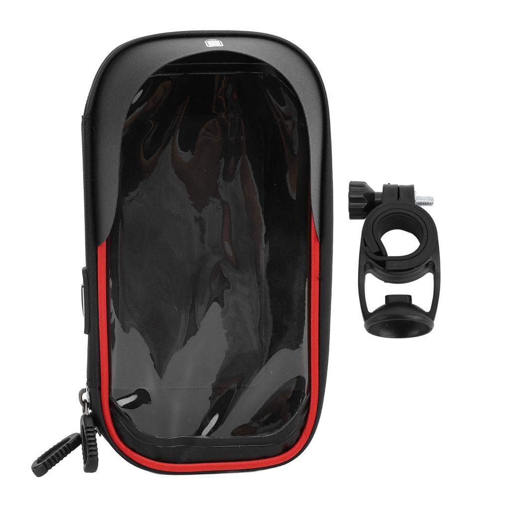 Electric Bike Phone Mount Bag Water Resistant Bike Phone Holder Sensitive Touch Screen Cycling Pouch with Front Sun