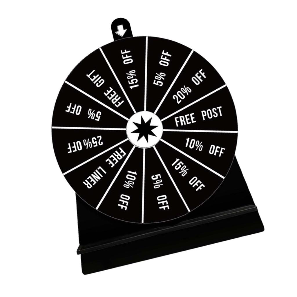 Παιχνίδι Ποτού με Περιστρεφόμενο Τροχό για Ενήλικες με Βάση Στήριξης Πλατό Ρουλέτας Ακρυλική Υφή για Πάρτι Διασκέδαση