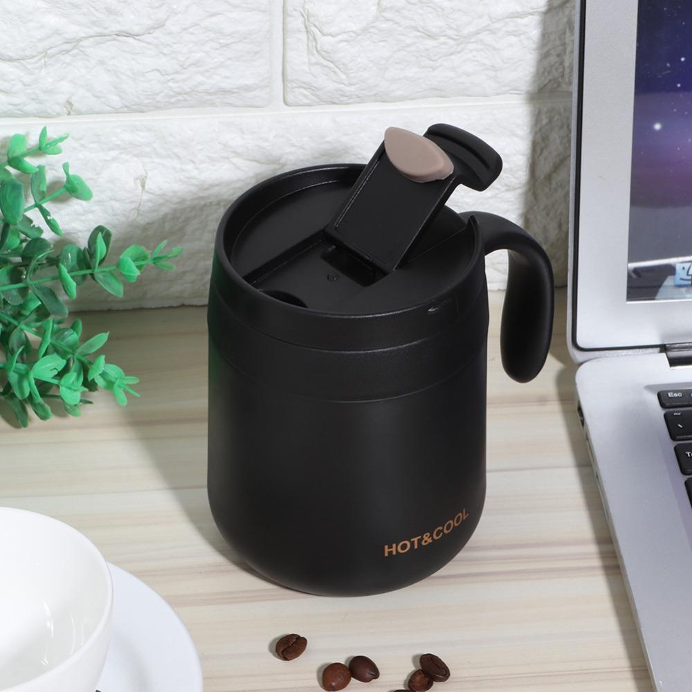 Vacuum Insulated Coffee Cup Leak Proof Lid Insulated Cup Double Wall Coffee Cup Office Use