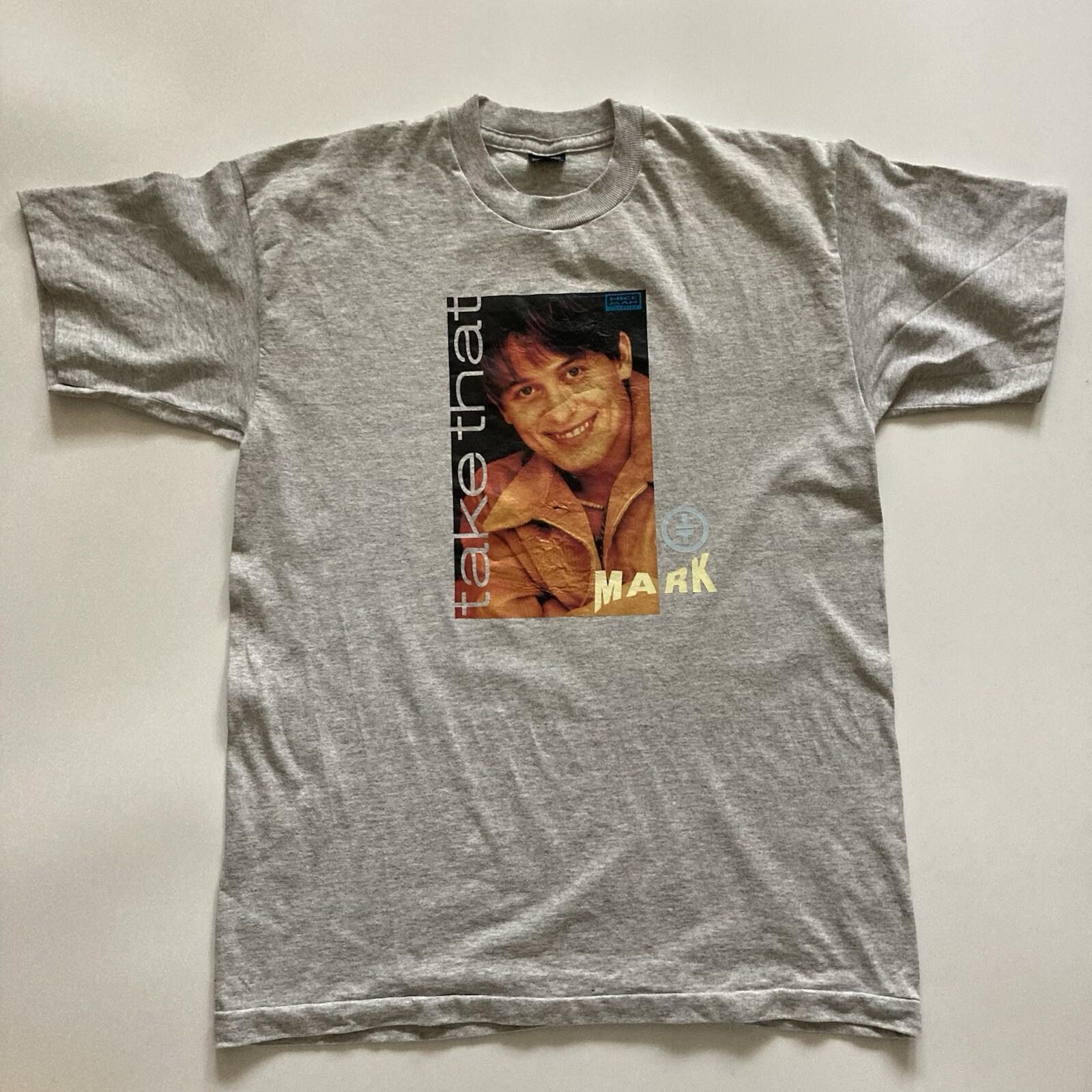 vintage 90s take that mark owen britpop pop rock band tee size large XXXXL