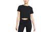 Nike T Shirts Women's Black Crew Neck Moderate DM7026-010