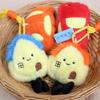 Creative House And Car Plush Keychain With Pp Cotton Filling For Girls Bag Decor