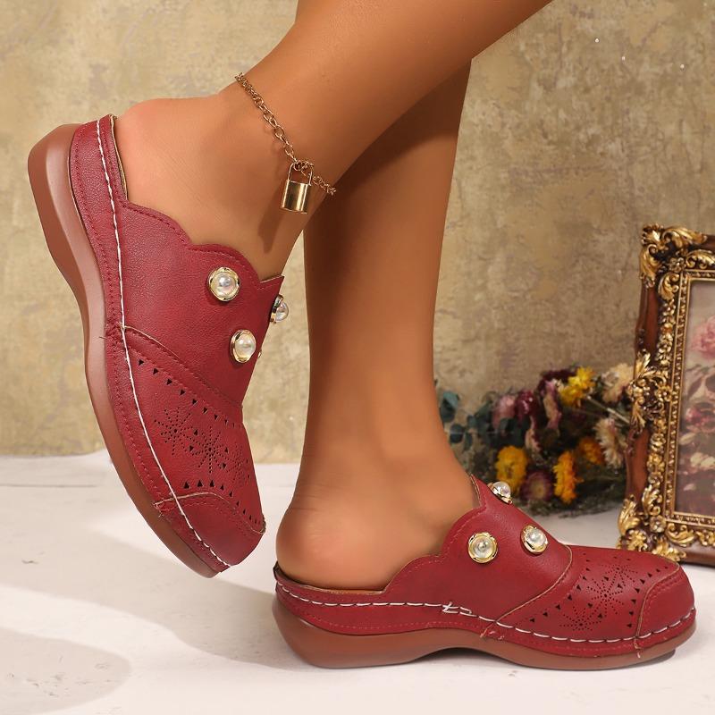 Mode 2025 NEU Damen Komfort Freizeit Hausschuhe Mode Sandalen mit geschlossener Zehenpartie Frau Sommer Outdoor Leichtgewicht Halbschuhe