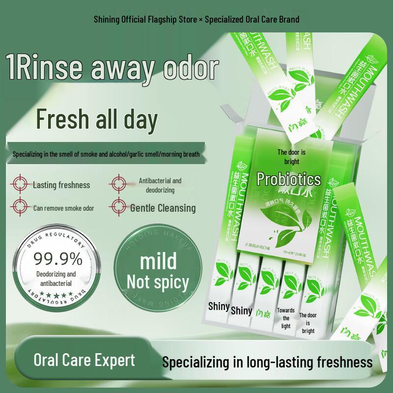 Shining Probiotic Portable Mouthwash Strips