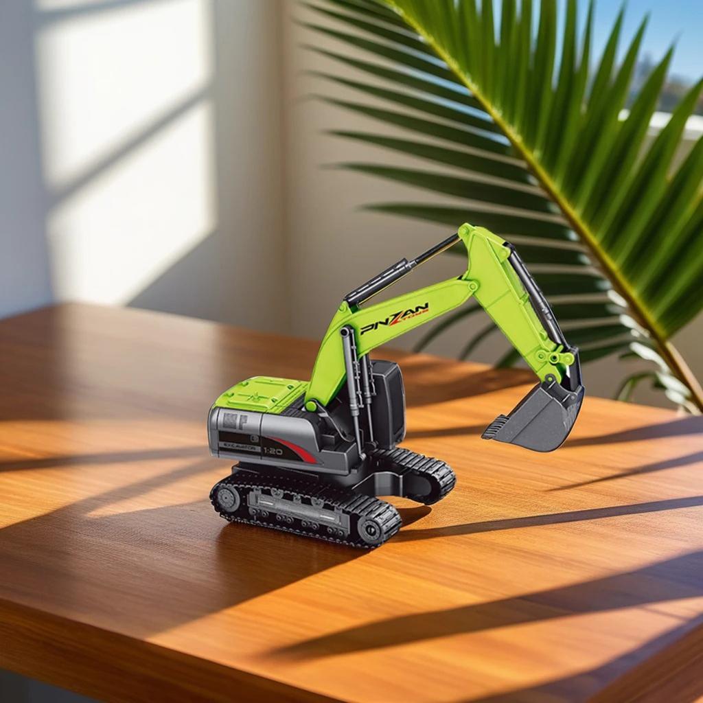 Remote Control Excavator Toys For Boys,16 Channel Speed Control RC Excavator Construction Toys With Metal Shovel & Light,Simulated ,Christmas Birthday