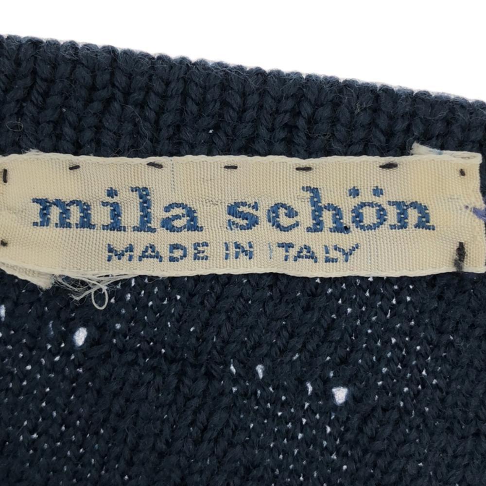 mila schon 80s 90s Italian Wool Old Long sleeve sweater M knit Men's Used