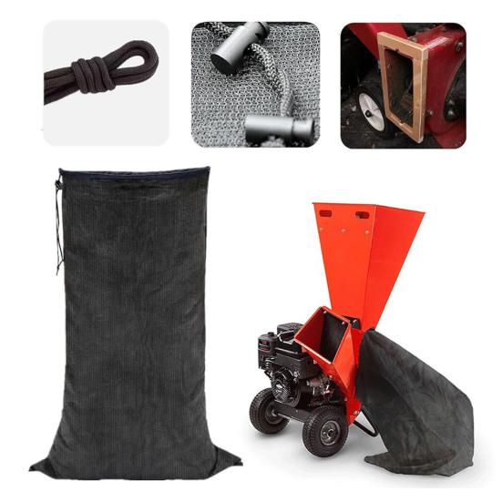Wood Chipper Shredder Bag Universal 24" X 54" Leaf Mulcher Shredder Replacement Bag Reusable Collection Bag for Wood Chips Leaves Yard Waste