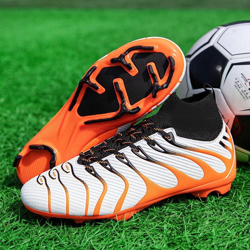 Teenager Profi Fußballschuhe Lila Tf/Fg Futsal Sneaker Mann Rutschfest Abriebfest Fußballschuh Herren Zapatilla Futbol