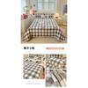 Thickened Milk Velvet Bed Cover for Autumn and Winter, Warm Cotton Bed Sheet with Velvet Mattress, Tatami Bedding