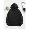 Angel Pattern Printed Men's Hooded Sweatshirt, Casual Polyester Hooded Sweatshirt, Regular Length, Comfortable All Year Round