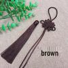 Chinese Knot Car Pendant - Handmade Tassel Accessory (Pack of 6)