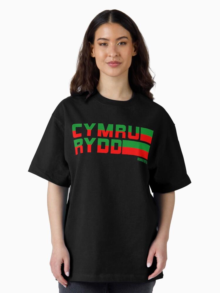 YES Cymru Rydd, Freies Wales, IndyWales, Unabhängigkeit Oversize T-Shirt