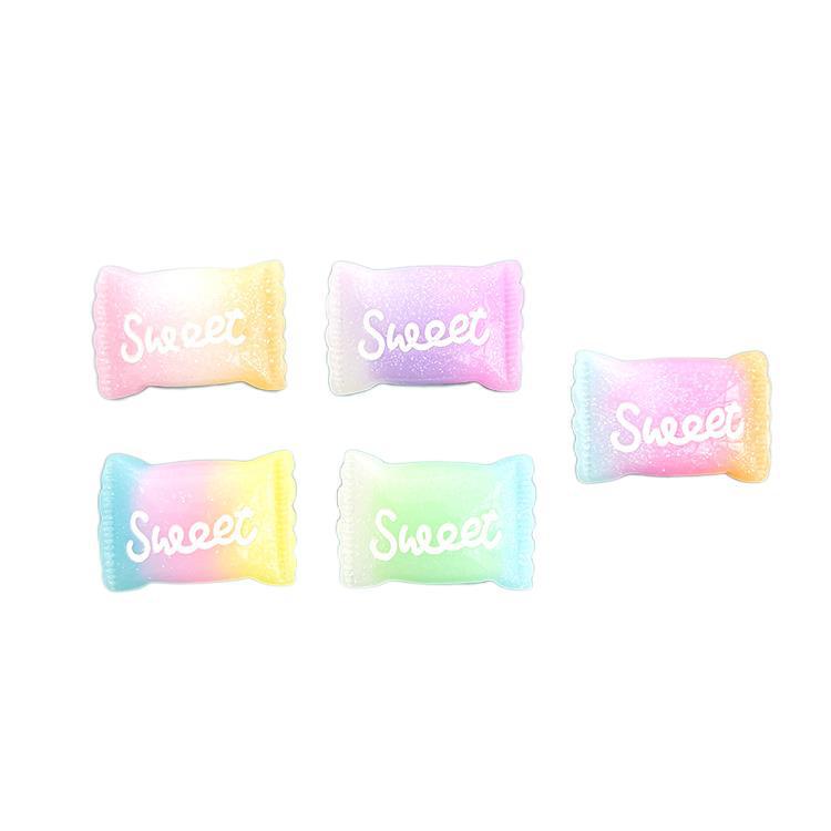 Sweet Gradient Candy Resin Accessories: Handmade Cream Glue Drip Phone Case & Creative Toy.