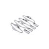 For Hyundai Sonata 2015-19 Chrome Car Door Handle Cover+Cup Bowl Kit Trim 16pcs