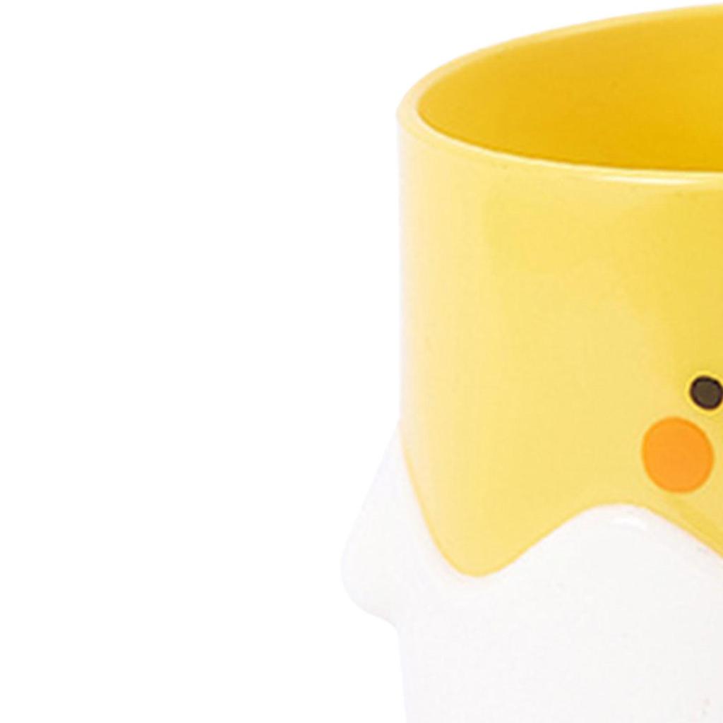 Cartoon Chicken Toothbrush Cup Creative Comfortable Handle Anti Drop Washing Cup for Child Boys Girls Kids Teens Traveling
