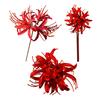 Hairpin Ancient Chinese Hanfu Inspired Simulated Flower Hairpin with Tassel Design Thick Curly Hair Wedding Accessory